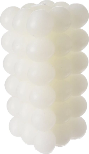 Bougie décorative Square blanche 265 g (6 × 6 × 12 cm)
