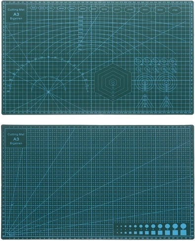 Impression double face avec graduations et lignes d’aide