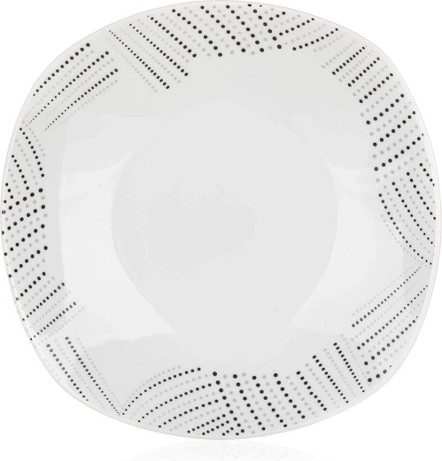 Assiette creuse en porcelaine CHARME 22 cm