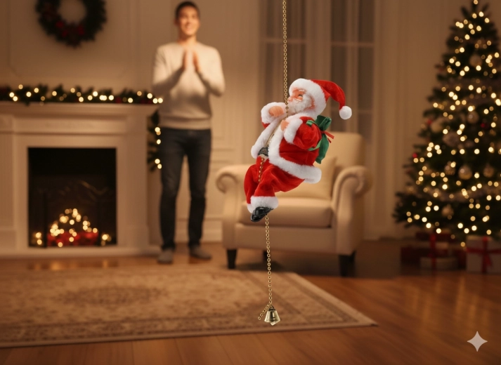 Décoration de Noël mobile qui attire le regard au premier coup d’œil