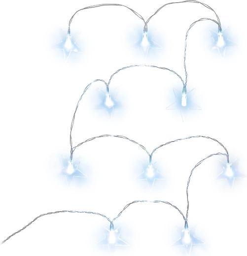 Guirlande lumineuse de Noël avec étoiles Retlux, 10 LED