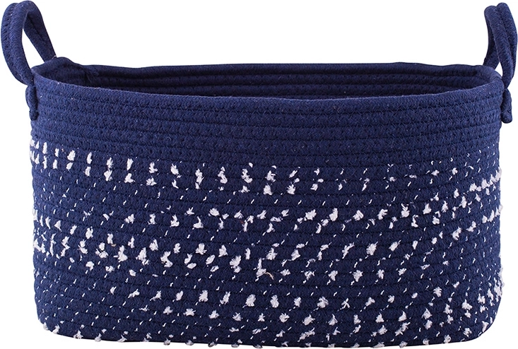 Panier de rangement rectangulaire tressé 24 × 34 × 18 cm, grenat