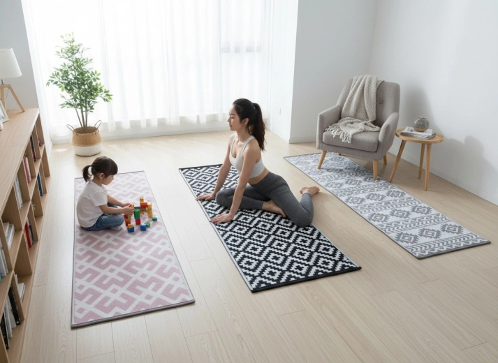 Confort pour la détente, l’exercice et les jeux d’enfants