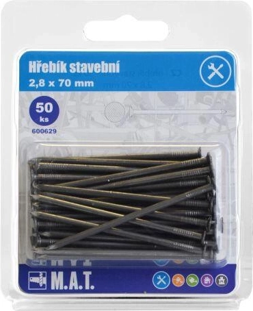 Clous de construction 70 × 2,8 mm, 50 pcs