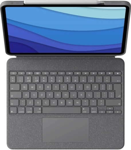 Clavier type ordinateur portable et grand trackpad