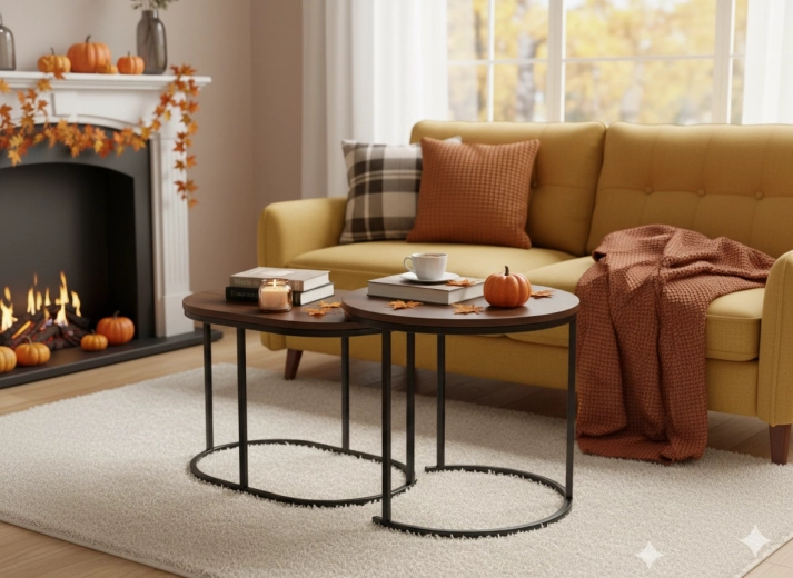 Design décor bois et métal noir