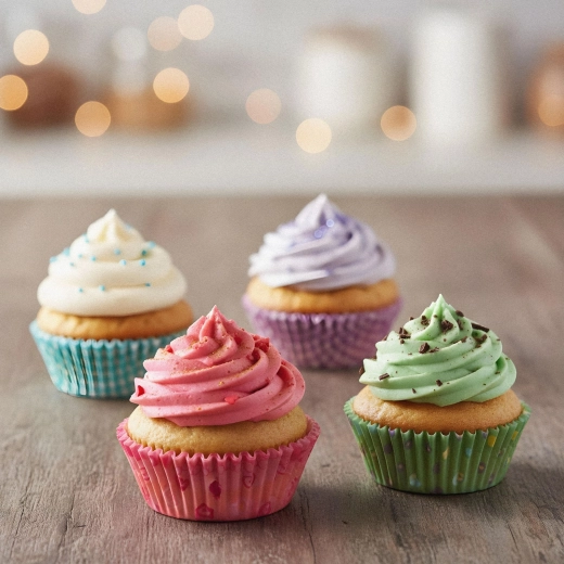 Set de caissettes en papier pour muffins baby – 100 pièces