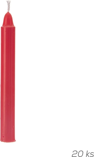 Bougies de rechange pour carillon d’anges rouges – 20 pièces