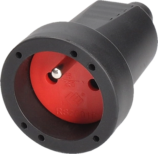 Prise directe Solight IP20 noire - 1 pièce