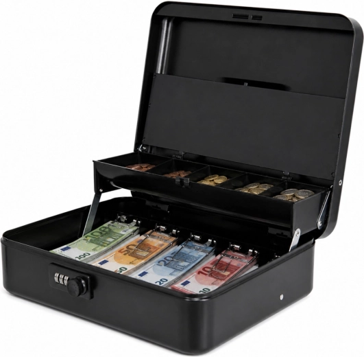Organisation claire pour pièces et billets