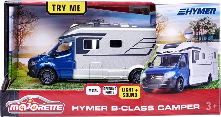 Majorette Hymer B-Class camping-car 19 cm avec lumières et sons