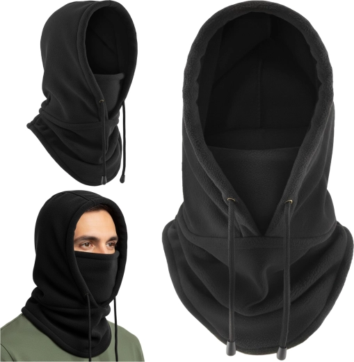 Bonnet d’hiver et tour de cou Trizand noir