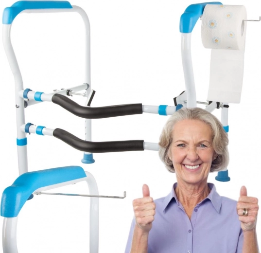 Poignée de WC réglable pour les personnes âgées