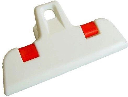Pince à sachets 6,5 cm – mélange de couleurs en plastique