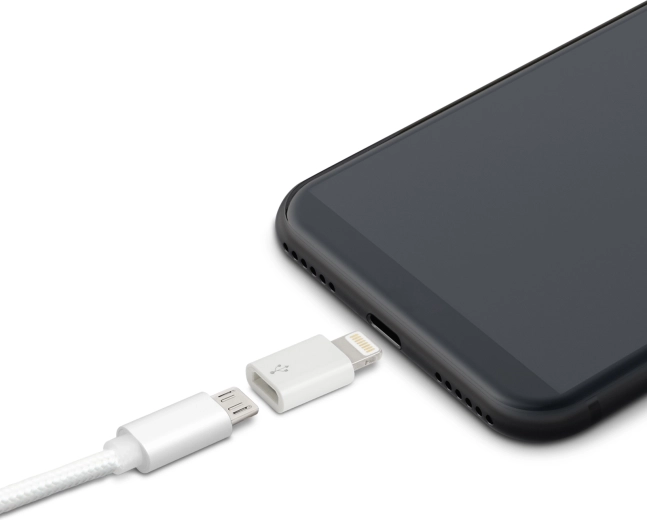 Adaptateur Lightning vers Micro USB pour iPhone