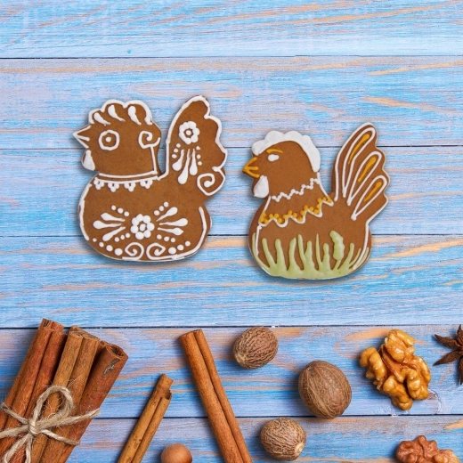 Motif de poule adorable