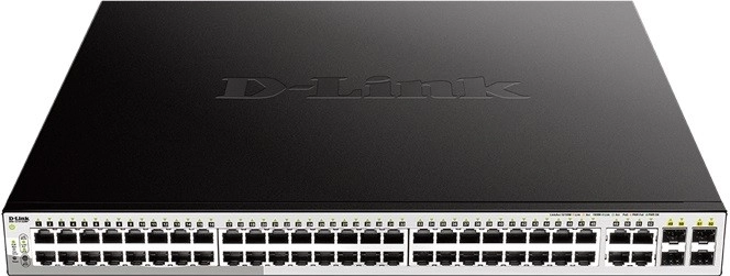 Switch PoE+ gigabit administrable D‑Link DGS‑1210‑52MP 48×GE, 4×SFP