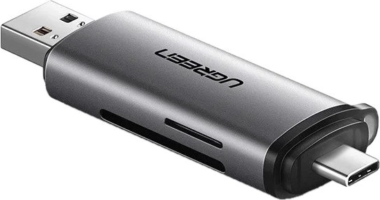 Lecteur de cartes mémoire Ugreen USB 3.0 et USB-C pour SD et microSD