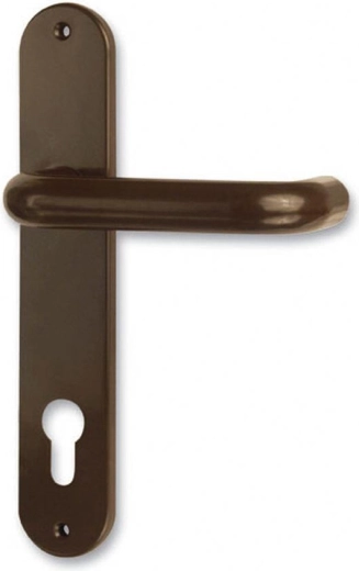 Poignée de porte STANDARD marron plastique 72 mm