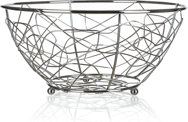 Panier à fruits en fil métallique Banquet Vanity 23 cm chromé