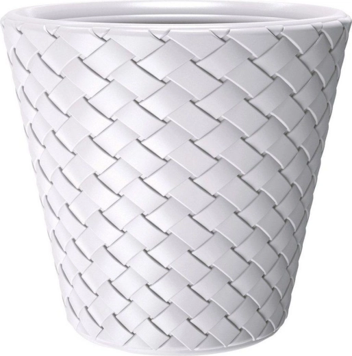 Pot de fleurs Matuba blanc