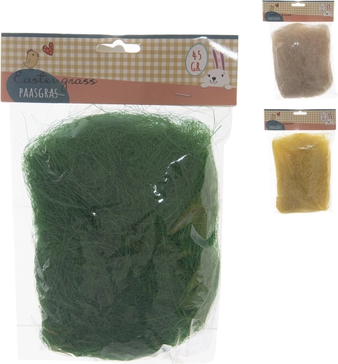 Herbe décorative en bois 45 g (mix de 3 couleurs)
