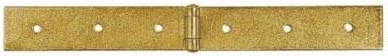 Paumelle de construction 100 × 35 × 1,5 mm, zinguée jaune