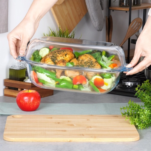 Poignées pratiques et visibilité pendant la cuisson