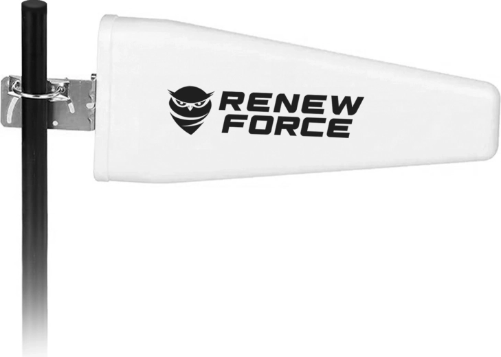 Antenne directionnelle extérieure blanche 46 dBi pour LTE/3G/4G/5G - 1 pièce