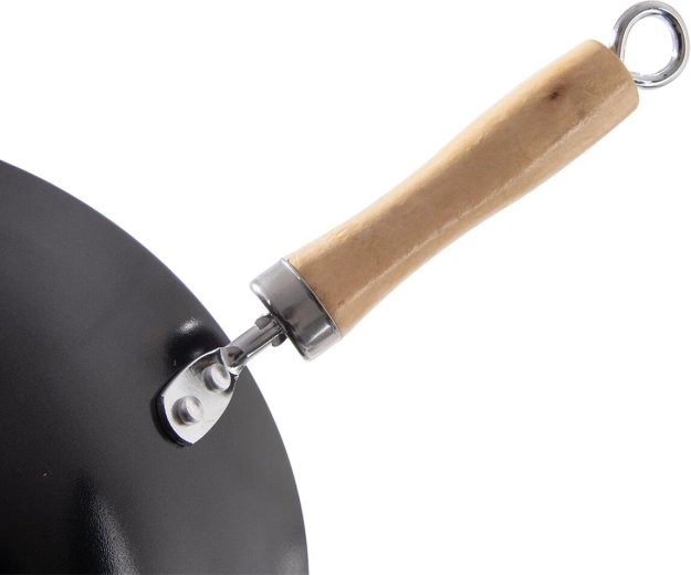 Manche en bois avec œillet de suspension