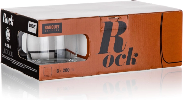 Lot pratique de 6 verres 280 ml