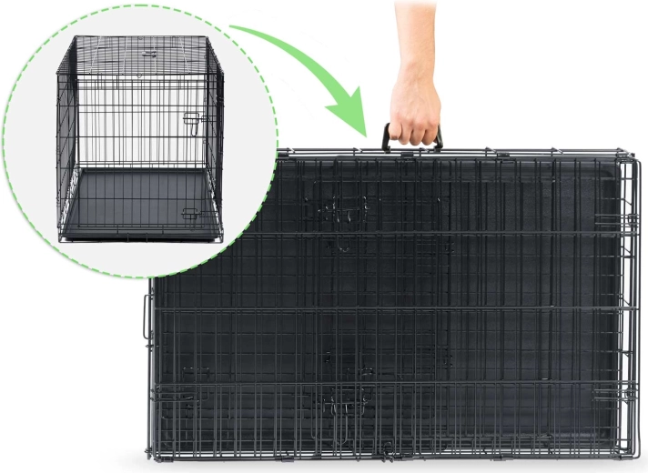 Pliage rapide en mallette plate avec poignée