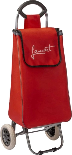 Sac de courses à roulettes Lamart Mana 35 l rouge