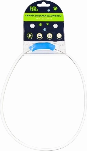 Collier LED USB lumineux pour chien et chat