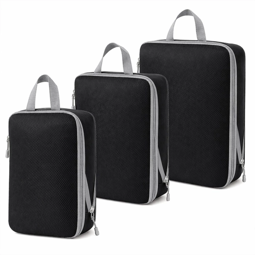 Lot d’organisateurs de voyage compressibles Renew Force – 3 pcs
