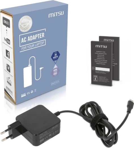 Chargeur pour ordinateur portable Mitsu USB-C 45 W PD