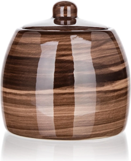 Sucrier en céramique 380 ml Palas marron