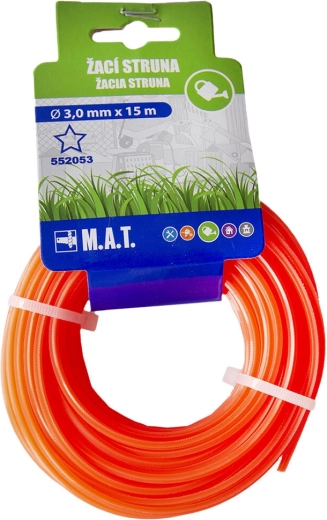 Fil de coupe de rechange étoile 3,0 mm × 15 m, orange