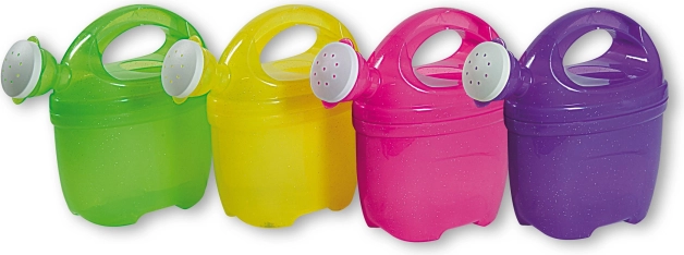 Arrosoir transparent pailleté Rose 1 l