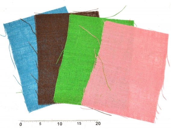 Décorations en tissu A4 – lot de 10 pcs