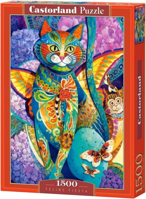 Puzzle 1500 pièces Feline Fiesta