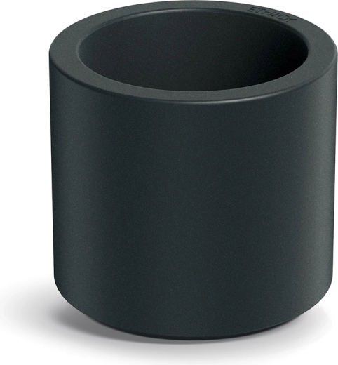 Pot de fleurs Tubla Round 38 cm gris foncé