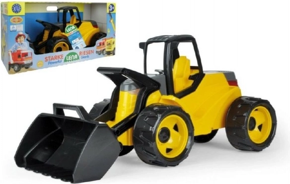Chargeuse en plastique jaune et noire Giga Trucks 75 cm