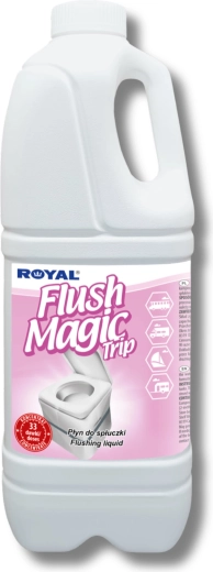 Concentré de rinçage pour toilettes portatives et de caravane 2 l Flush Magic Trip