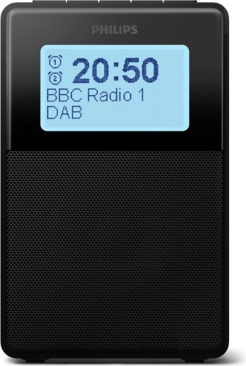 radio-réveil Philips avec DAB+/FM et Bluetooth, résistant aux éclaboussures