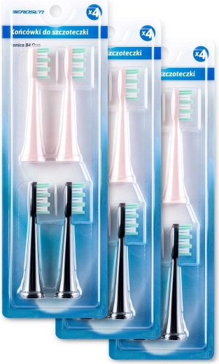 Têtes de rechange pour brosse à dents sonique Berdsen DUO, 12 pcs