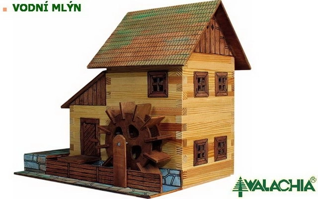 Maquette en bois à coller Walachia – moulin à eau 1:32