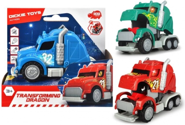 Tracteur transformable Dragon 12,5 cm, 3 modèles