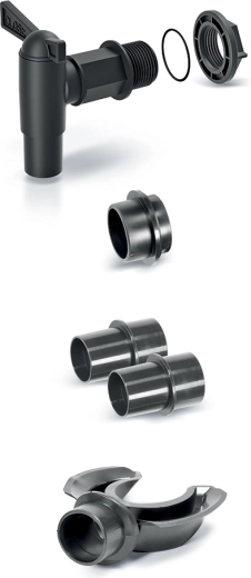 Kit d’accessoires pour tonneaux d’eau de pluie ICANSET 3 (5 pièces)