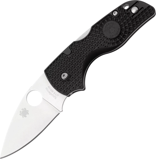 Spyderco Lil Native Lightweight Black couteau de poche pliant noir 6,3 cm